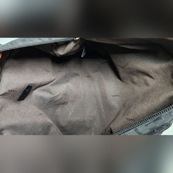 Fendi zip code hand bag. Nylon and leather - Picture 10 of 15